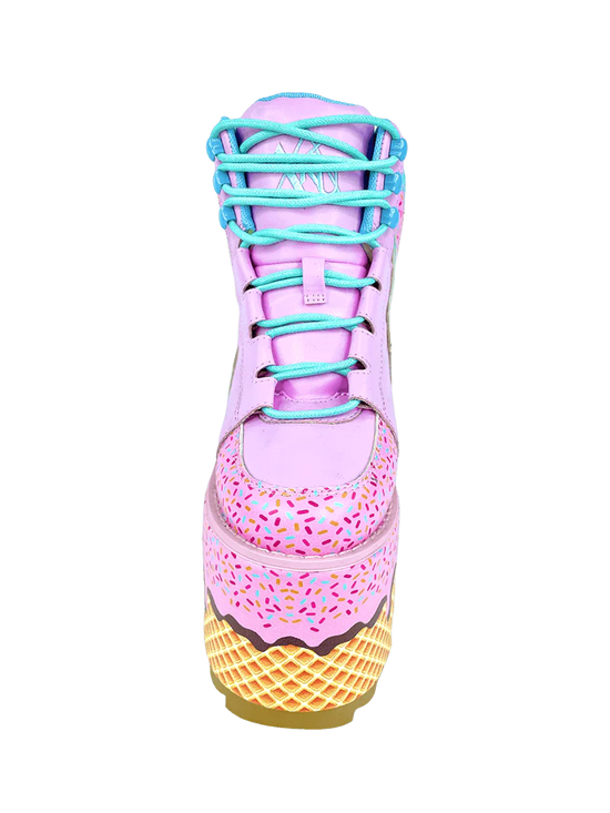 Qozmo Ice Cream Platform Shoes