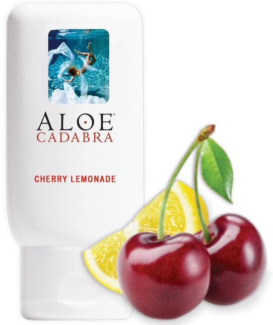 aloe cadabra organic flavored lube - cherry lemonade