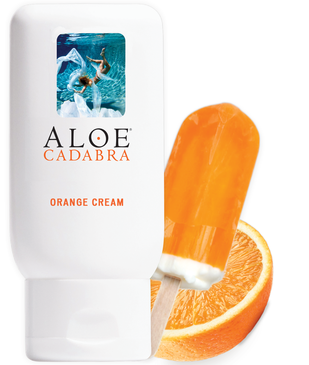 aloe cadabra organic flavored lube - orange cream